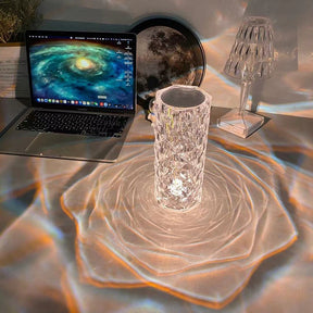 Dazzling Crystal Diamond Lamp - Illuminate Your Space