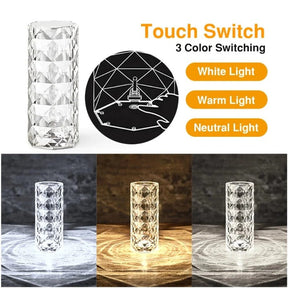 Dazzling Crystal Diamond Lamp - Illuminate Your Space